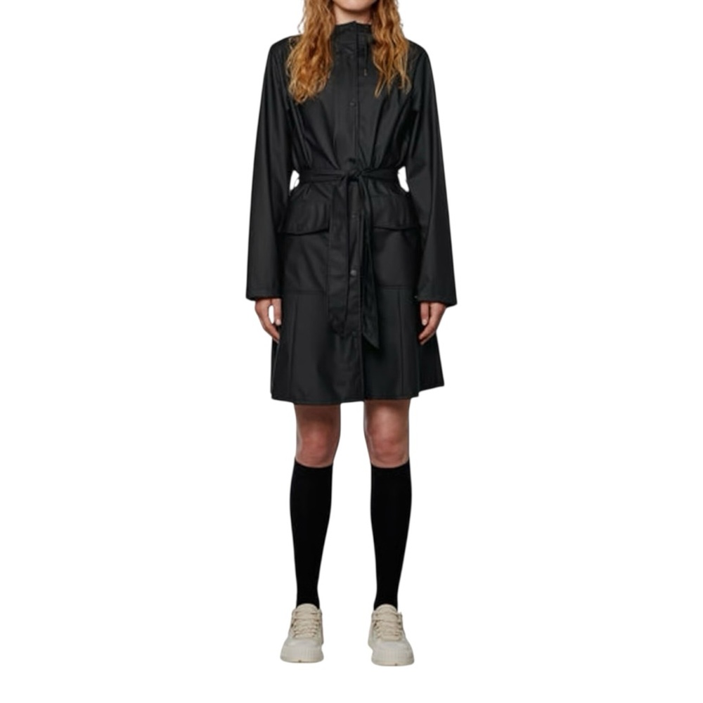 Rains Black Trench Coat